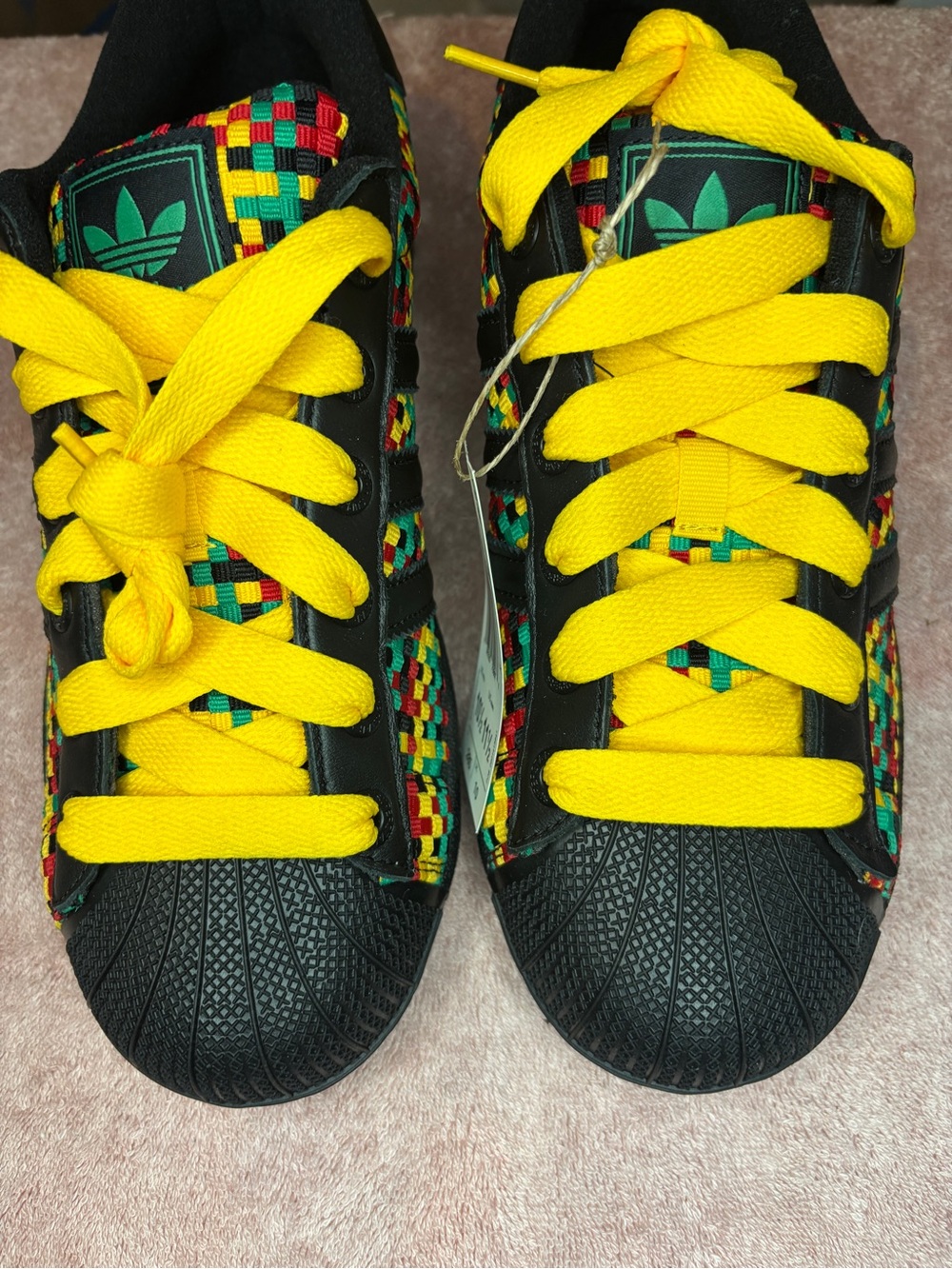 Adidas Superstar II Bob Marley Jamaica Woven Black Red Green Gold IH9785 (10.5) - Picture 4 of 9